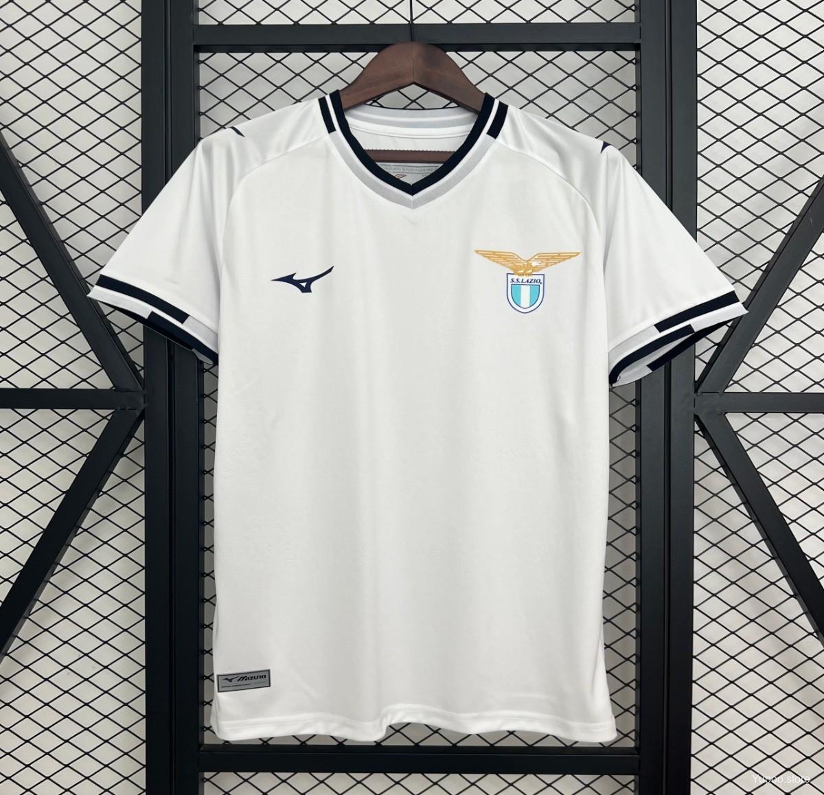 Camiseta de fútbol Lazio 2025/26 VISITANTE MANGA CORTA VERSION FAN